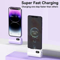ONEPLUS Mini Power Bank 2-in-1 Large Capacity Fast Digital Display Portable Fast Charging External Battery for Iphone 50000mAh