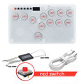Flatbox Left/Right Layout Mini HitBox Stickless Controller For PS4 FightStick HotSwap Kailh Switch Arcade Joystick For PC/PS3/NS