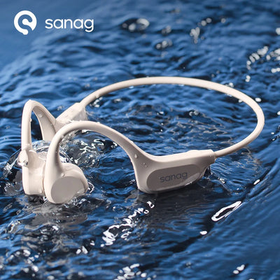 Sanag B60S IPX8 Swimming Bluetooth Headphones Bone | SAMAG