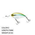 70mm/21g 75mm/22.5g Crankbait Fishing Lures Artificial | SAMAG