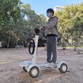 Factory direct sales folding golf four-wheel scooter electric dual-drive high-power lawn outdoor transportation sightseeing car