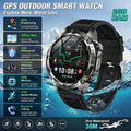 2026 Offline Map New Smart Watch 3ATM Waterproof GPS Navigation Compass Altimeter Flashlight Men 170+ Sports Bracelet Men Women