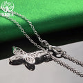 18K Gold Hollow Butterfly Pendant Necklace For Women necklaces Fashion Party Birthday Wedding Jewelry Gifts