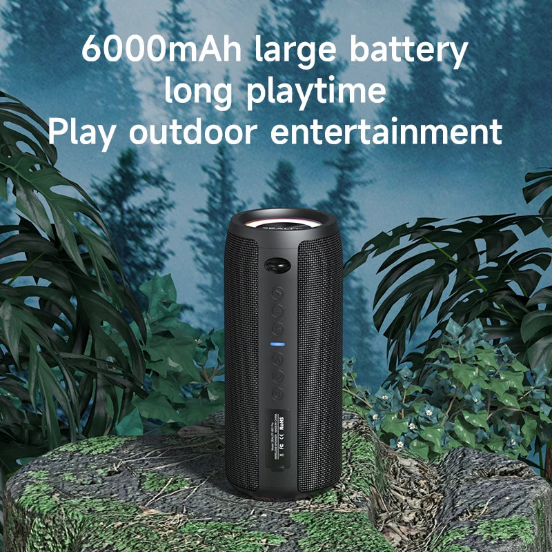 Zealot-S51Pro 40W High-power Bluetooth Speaker 3D Stereo Bass Bluetooth Speaker Portable IPX5 Waterproof Suitable TWS Boom Box