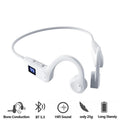Wireless Bone Conduction Earphones For Running Swimming With Mic Hand-Free Bluetooth Headphone With TF Card Compatible Earbuds