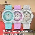 San Martin Official 39mm Guilloche MOP Dial Miyota 90S5 Sport Watch Automatic Mechanical Sapphire Bezel 20 - Visuel 2 | SAMAG