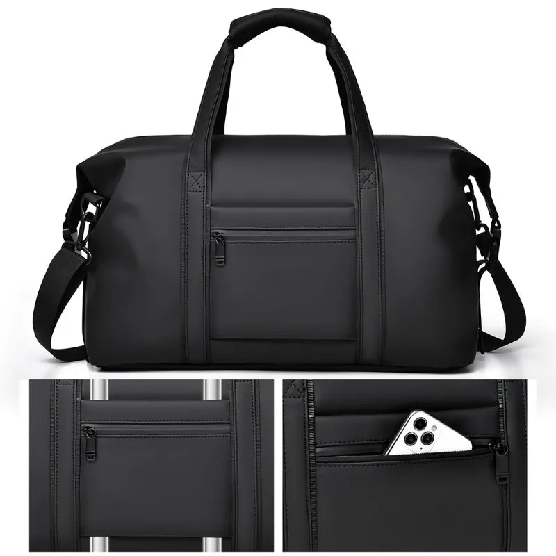 Large Capacity Travel Bag, Portable Overnight Duffel Bag Unisex Sport Fitness Bag, Perfect For Sports And Outdoor Adventures
