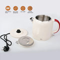 1.0L Anti-Scald Electric Kettle, Seamless Electric Kettle, 304 Stainless Steel Household Fast Boiling Kettle for Coffee Brewing