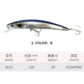 110MM 14G Minnow Fishing Lures 3D Crystal Floating - View 18 | SAMAG