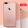 For IPhone 8 Plus Case Luxury Gold Plating Soft Silicone Gel Case for IPhone 14 13 11 Pro 12 Mini X XR XS Max 7 Plus Cover