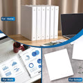 1-inch 3 Ring Binder with 2 Interior Pockets, for A4 Letter Size 8.5'' x 11''Paper,Versatile Binders for Office, Home and School