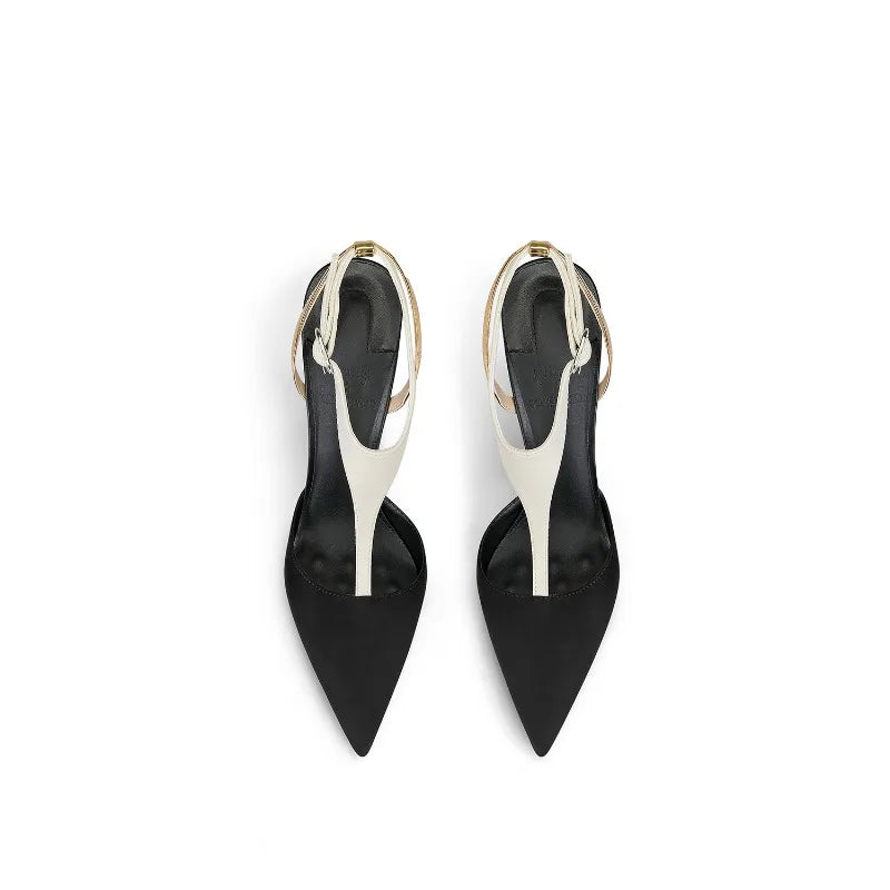 Autumn New Black Sheep Komeito socialite temperament, versatile dress, small height high heels, women's pointed slender heels