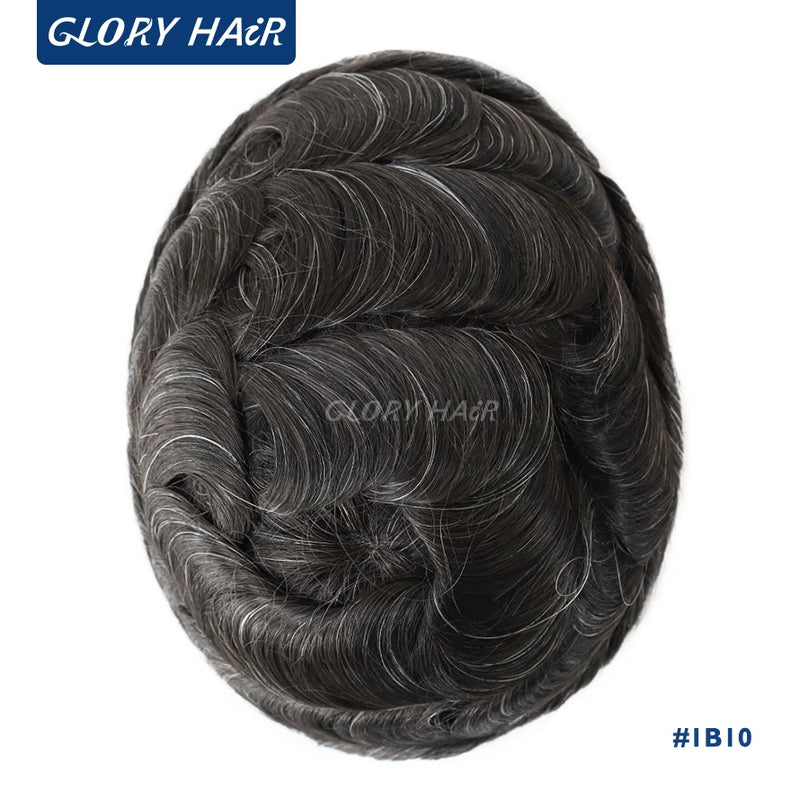 Dura Australia Men Toupee Breathable Lace With PU Male Hair Prosthesis Wig Breathable Men's Capillary Prosthesis System
