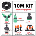 10-50M Garden Watering Misting Irrigation System Automatic Garden Water Set Mist Nozzle with 4/7mm Tee Spray Irrigation Kit