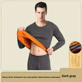 Mens Thermal Underwear Set Fleece Lined Thick Heated Winter Warm Golden Fleece Anti Cold Base Layer Long Johns Top Bottom Outfit