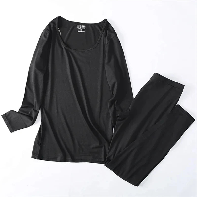 Thermal Lightweight Breathable Heating Underwear Set Quick Dry High Elasticity Autumn Winter Home Use Men Women Innerwear