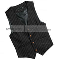 Mens Suit Vest 1920s Mens Vest Slim Fit Formal Business Gangster Waistcoat Striped Tops Cropped Tank Tops 2024 Vests