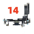 1pcs Charging Port Flex Cable For iPhone 14 11 12 13 Pro Max SE2 USB Charger Dock Connector With Microphone  Ribbon Repair