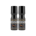 100ml Black Shoe Polish Spray with Sponge Applicator - Professional Leather Care, Quick Shine Wax Liquid Polish for Boots