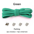 No Tie Elastic Shoe Laces One Size Fits All Adult and Kids Shoes Shoelaces for Sneakers Shoelace Tieless Flat Expand Shoestrings