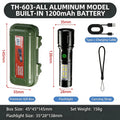 Mini Strong Light Flashlight Multifunctional Outdoor Zoom - View 7 | SAMAG