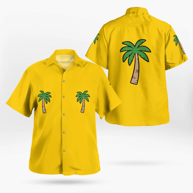 Hawaiian Men's Shirt Clothing Sunflower 3D Print Cosplay | SAMAG