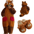 Winter Women Home Pajamas Cartoon Raccoon Kigurumi | SAMAG
