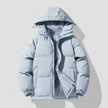 New Fashion Men Hooded Short Down Jackets Casual Winter Coats Quality Male Thicker Warm Solid Parkas Couple Slim Coats Size 4XL