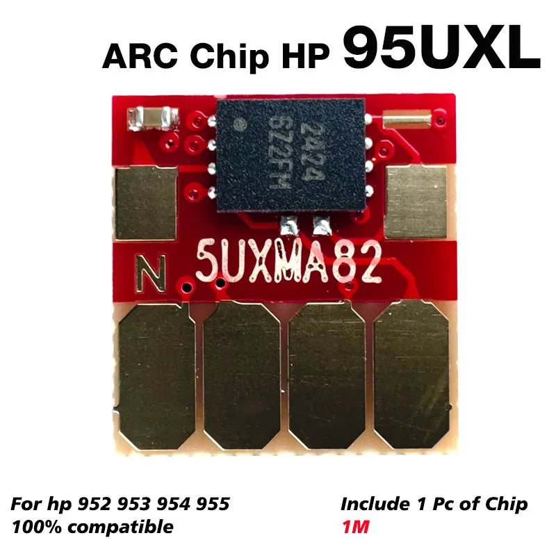 ARC Chip New 95U 952 953 954 955XL Cartridge For HP OfficeJet Pro 7740 8710 8715 8720 8730 8210 Compatible Printer Refill CISS