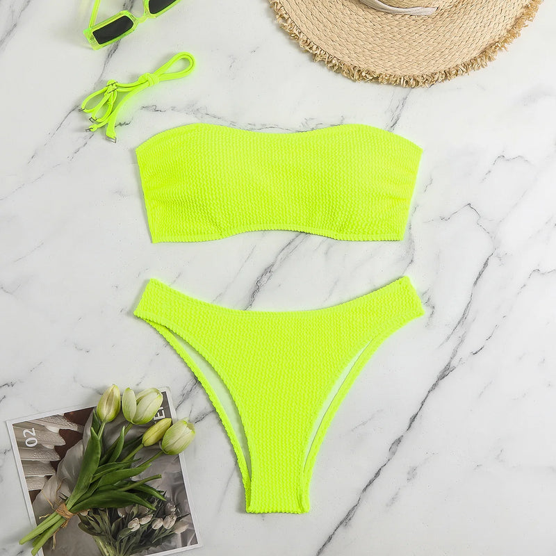 Sexy Women's Swimsuit Summer Bikini Two-piece Swimwear | SAMAG