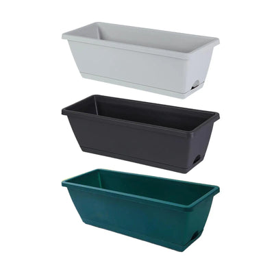 Window Box Planter Rectangle Plant Containers Decors | SAMAG