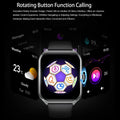 2026 New Smartwatch 1.96 inch Ultra-thin Bluetooth Call Health Monitor IP68 Waterproof 100 Sport Smart Bracelet For  Android iOS