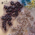 Handsewn Rhinestone Flower for Wedding Dress, Coats - View 4 | SAMAG