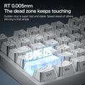R82HE ATTACK SHARK High Performance E-sports Magnetic Switch Keyboard 8K Zero Dead Zone Adjustable RGB Lighting Web Driver Wired
