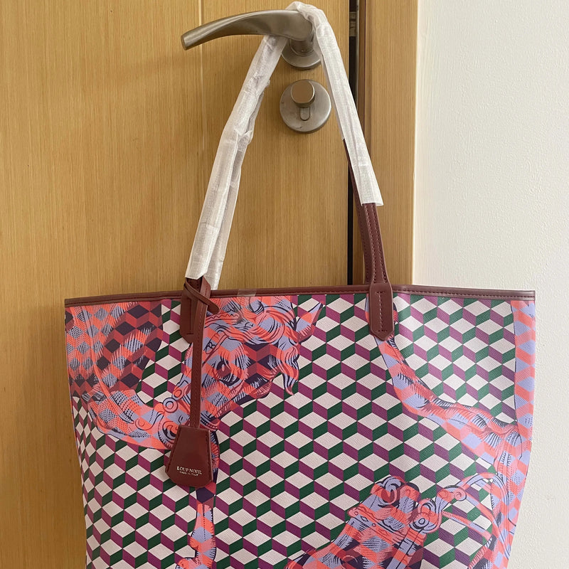 LOUP NOIR Tote Bag for Women Shoulder Women Bags High Quality Famous Brands Bag Casual Totes Large Capacity Noir Bag