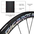 MAGICBROS 700C Road Bike Wheelset 40mm Rim 36T Center Lock Hub Lightweight Aluminum Disc Brake Wheels Smooth Riding Bike Parts