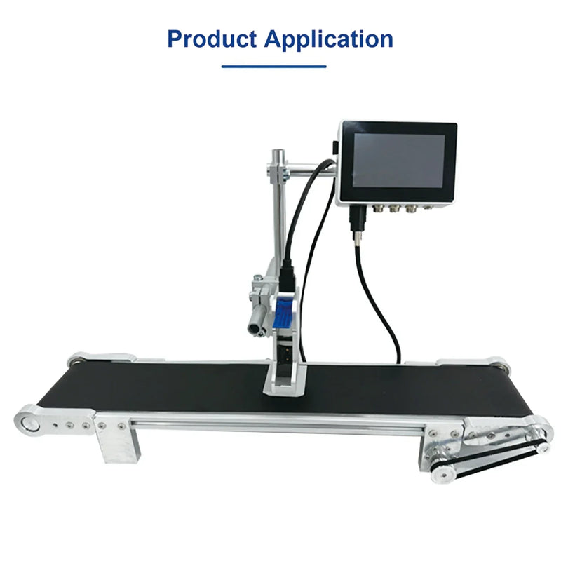 DCODE 60CM MINI Conveyor Belt Date Code Printer Adjustable Speed Handheld Inkjet Printer Parts Accessories Assembly Line
