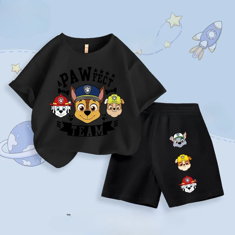Summer New PAW Patrol Boys' Clothing Sets Children Short - View 5 | SAMAG