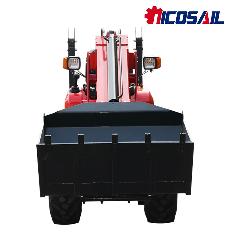 Customized Free Shipping EPA CE 2.5ton 4WD Boom Mini Wheel Loader Compacted Small Telescopic Wheel Diesel Front Loader Price