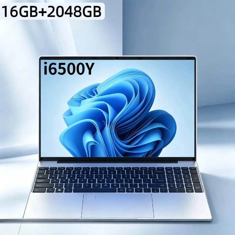 Intel Pentium Gold 6500Y 15.6 Inch Laptop 2C4T 32GB RAM 2TB SSD 5000mAh Backlit Fingerprint Gamer Office Max