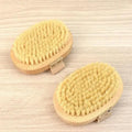 SPA Wooden Body Brush Natural Boar Bristle Organic Dry Skin Body Brush Bamboo Wet Back Shower Brushes Exfoliating Bathing Brush