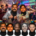Indian-style 3D Party Realistic Mask Headgear, Abstract and Funny Cosplay Mask, Essential Equipment for Going Out for Cycling