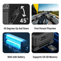 HD 1080p head mounted sports camera with 120 ° wide-angle night shooting suitable for motorcycle riding and aerial photography