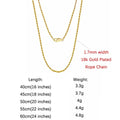 ORSA JEWELS Genuine 925 Sterling Silver Rope Chain Necklace Unisex 1mm 2mm 3mm Italian Twist Rope Chain Choker Gift 40-60cm SC29