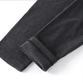2 Pcs/Set Long Johns Solid Color Long Sleeve Thermal Underwear Men Dralon Velvet Fabric Winter/Autumn Warm Suit Front Open Pants