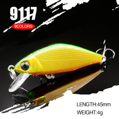 Japan Design Hard Fishing Lure Pesca Issen 45mm 4g | SAMAG