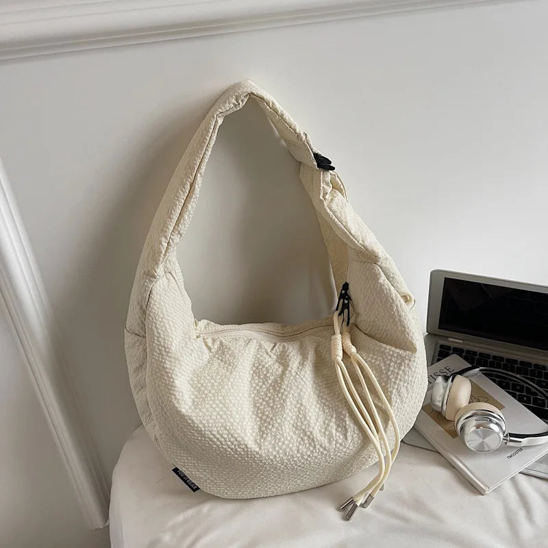 New Fashion Hobo Bag Women Comfortable and Versatile Crossbody Bags Lightweight Large Capacity Casual Tote Shoulder Bag Trend