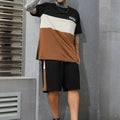 New Summer Vacation Leisure Daily 3D Men's Sports Wear Large Round Neck Short sleeved T - shirt Set Casual - View 13 | SAMAG