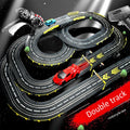 Electric Rail Car 1:43 Double Remote Control Racing Track Toy Automatic Racing Electric Track Children Christmas Gift