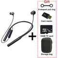 EARDECO 180 Hour Playback Bluetooth Headphones Bass Wireless Headphones Earphones with Mic Stereo Neckband Sport Headset TF Card